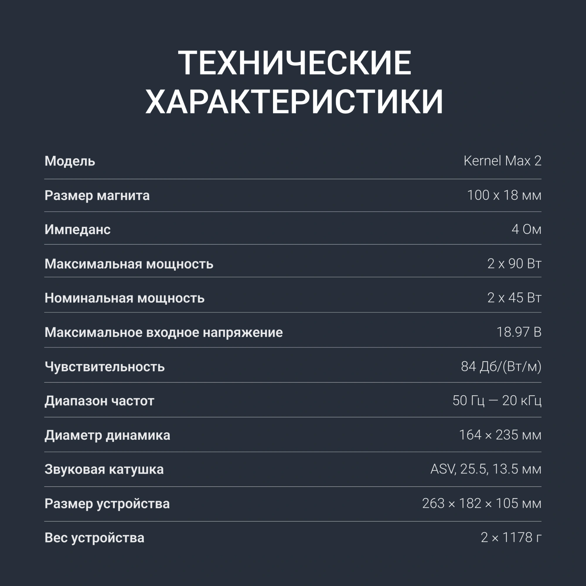 Колонки автомобильные Digma KERNEL MAX 2 180Вт 85дБ 4Ом 16.5x23.5см (6.5x9.2дюйм) (ком.:2кол.) коаксиальные двухполосные — миниатюра 14
