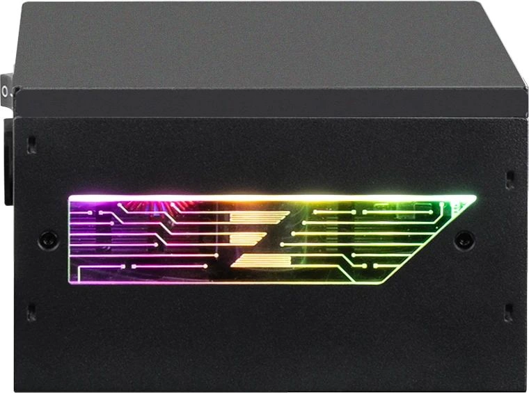 Блок питания Zalman ATX 1200W ZM1200-TMX2 VIEW Gen.5 80+ gold 24pin APFC 120mm fan color LED 12xSATA Cab Manag RTL — миниатюра 4