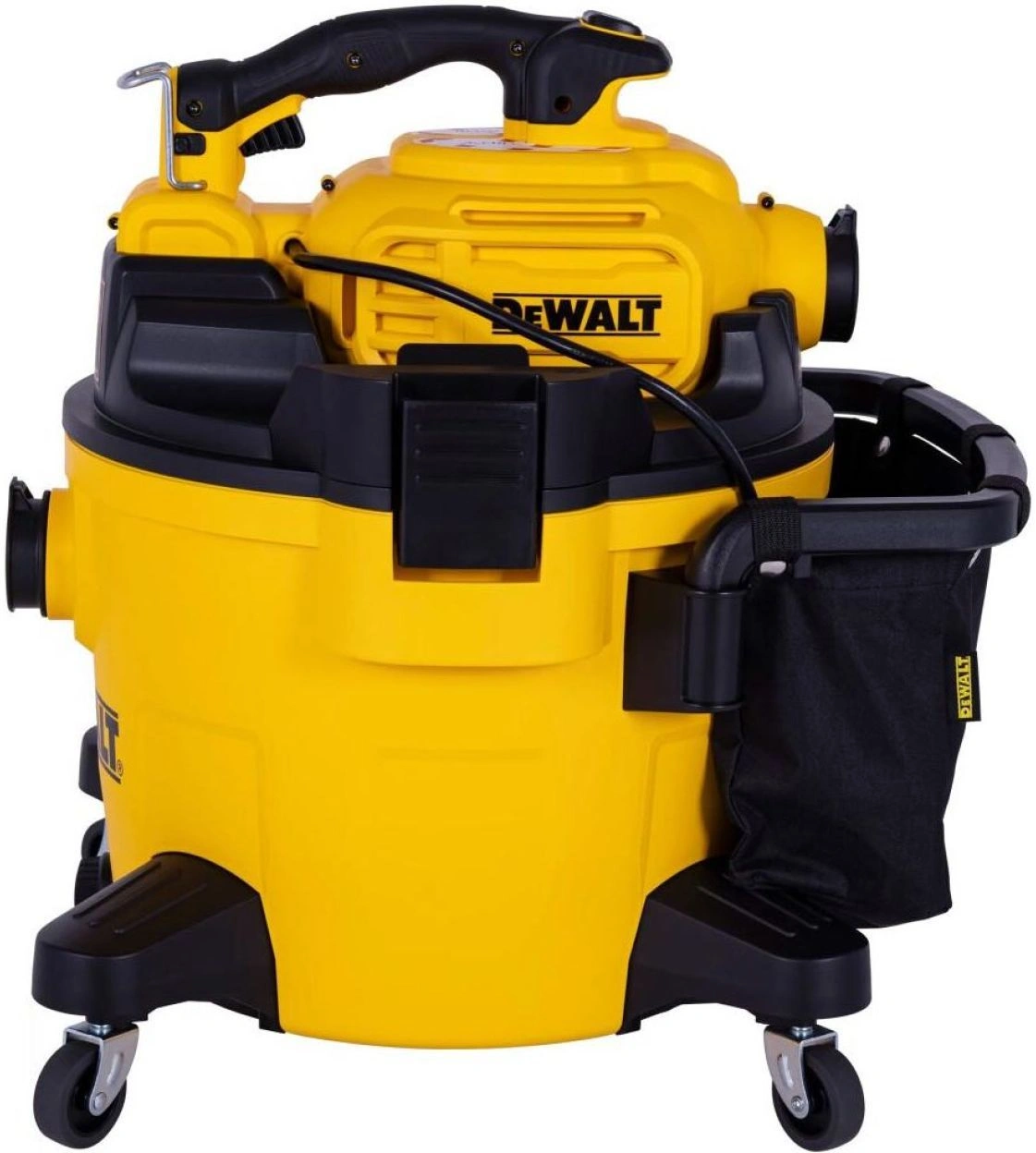 Строительный пылесос DeWalt DXV234P 1080Вт (уборка: сухая/влажная/выдув/сбор воды) желтый — миниатюра 5
