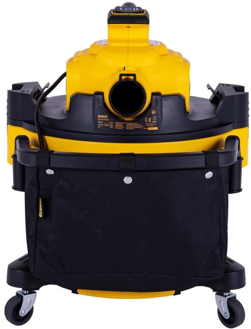 Строительный пылесос DeWalt DXV234P 1080Вт (уборка: сухая/влажная/выдув/сбор воды) желтый — миниатюра 8