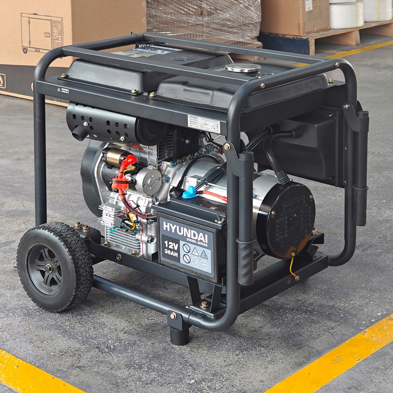 Генератор Hyundai DHY 10000LE-3 8.5кВт — миниатюра 2