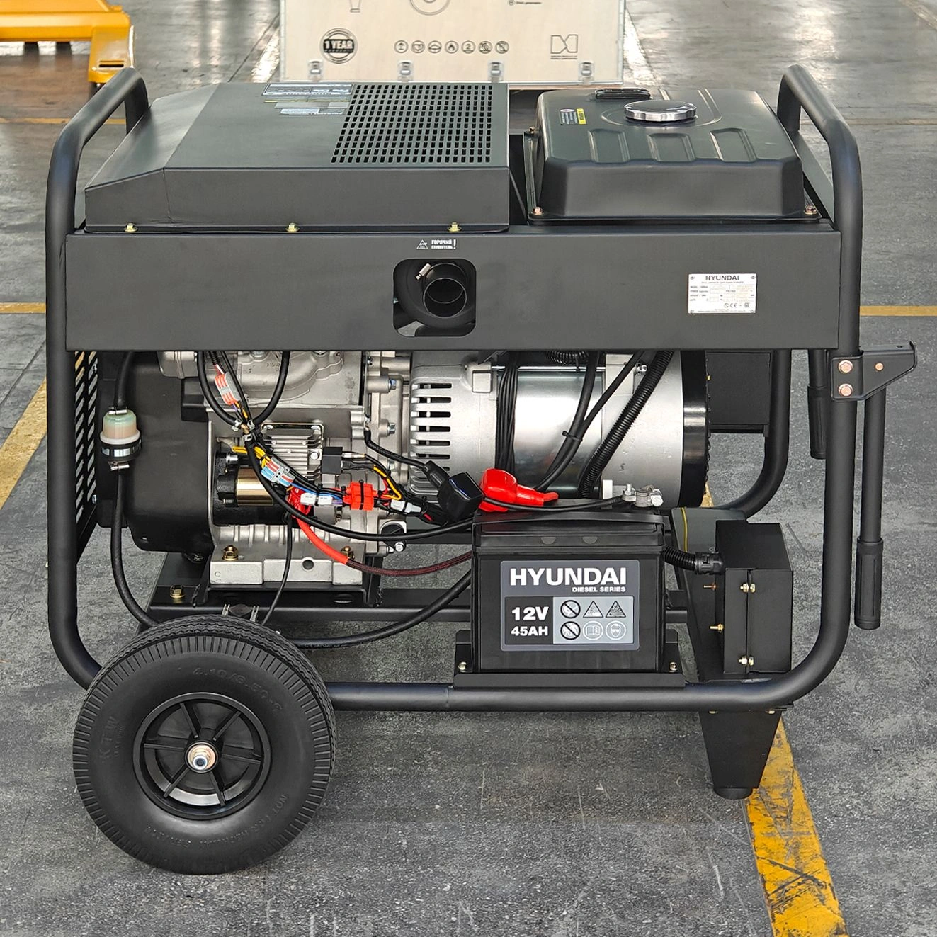 Генератор Hyundai DHY 14000LE-3 11кВт — миниатюра 3