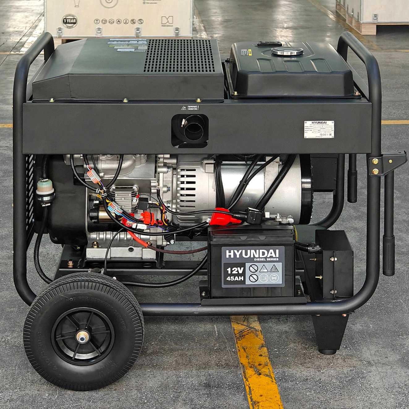 Генератор Hyundai DHY 16000LE 13кВт — миниатюра 3