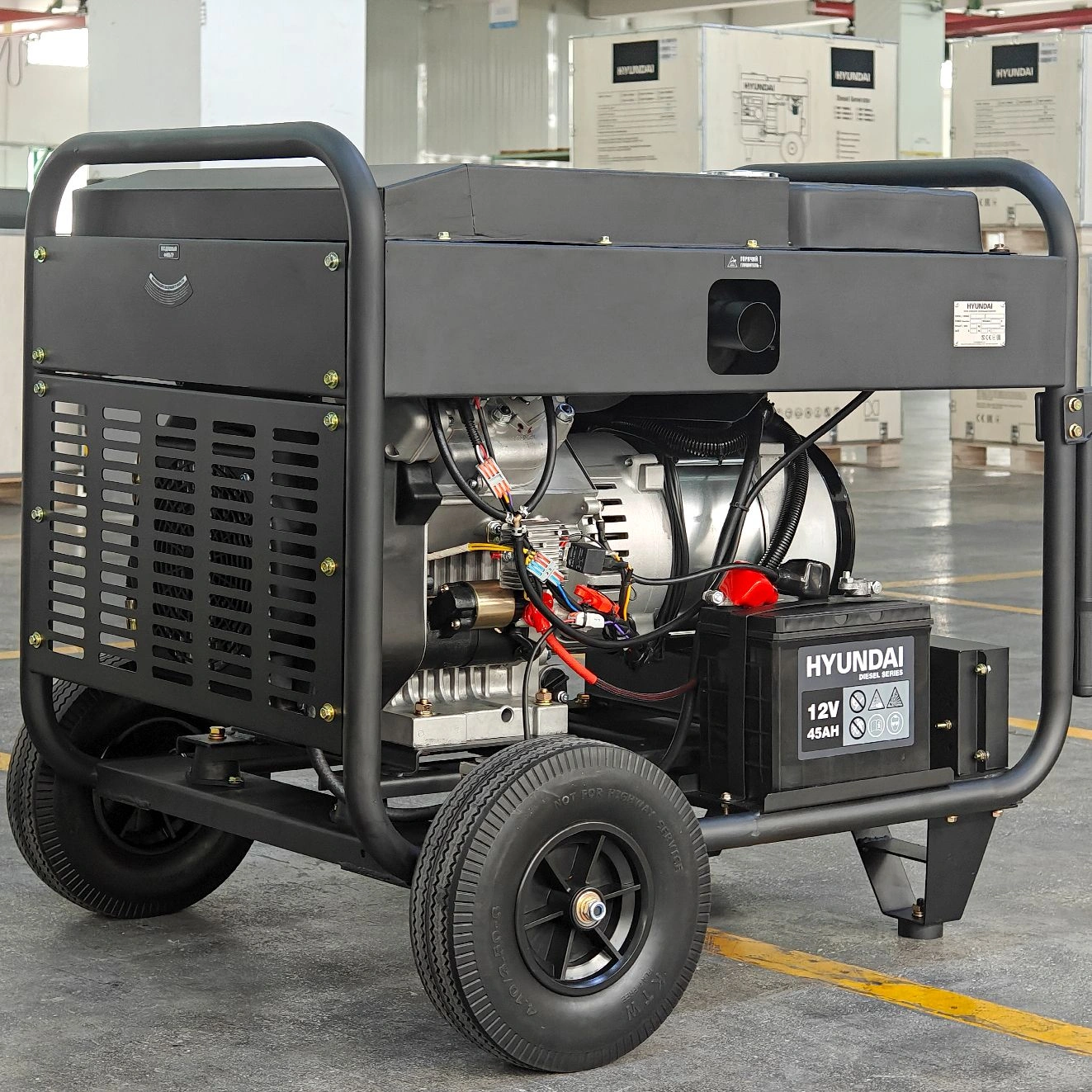 Генератор Hyundai DHY 16000LE 13кВт — миниатюра 4