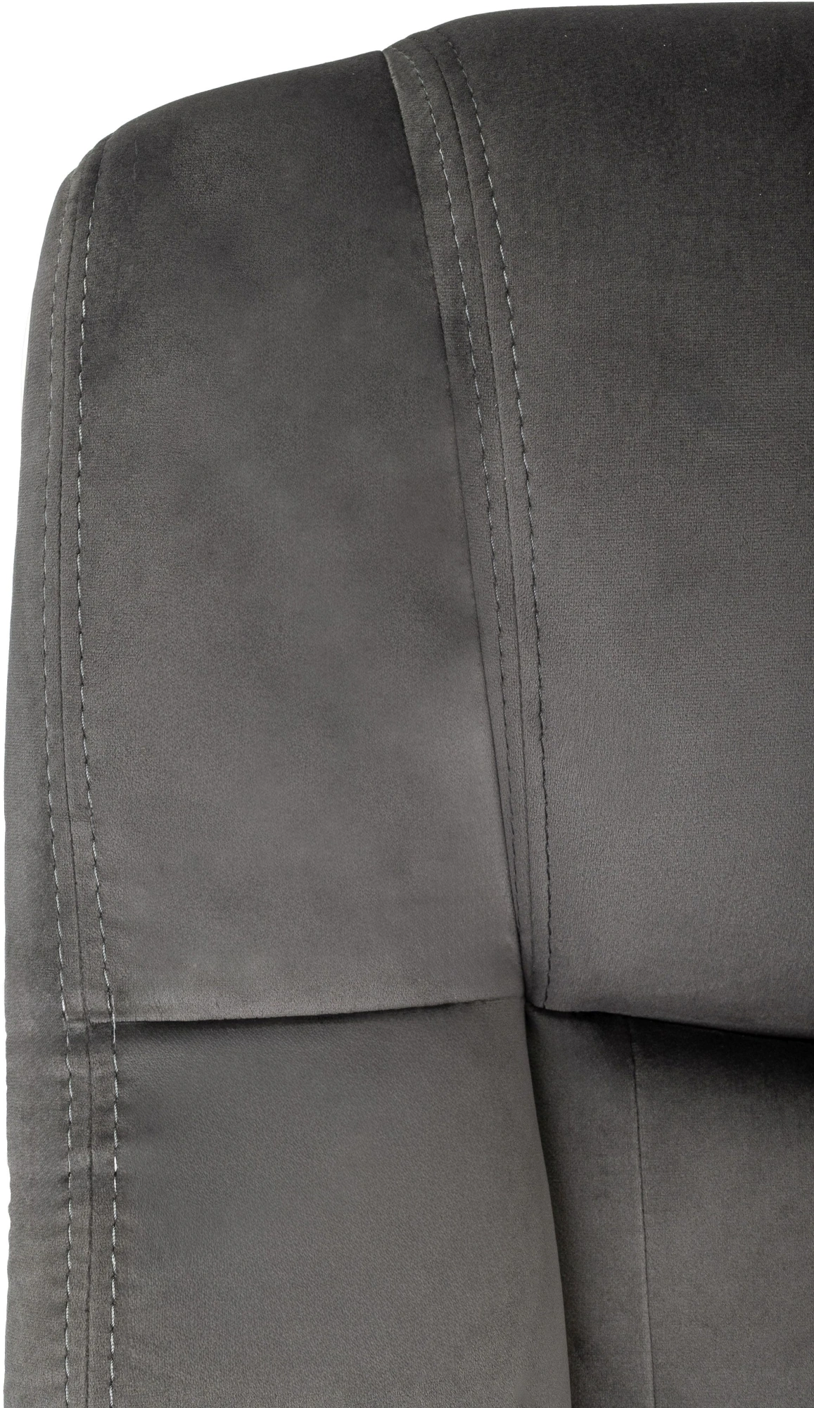 Кресло руководителя Бюрократ T-9925SL Fabric темно-серый Holland 18 крестов. металл хром — миниатюра 10