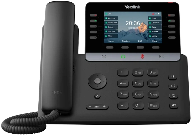 Телефон IP Yealink SIP-T74U черный — фото 1