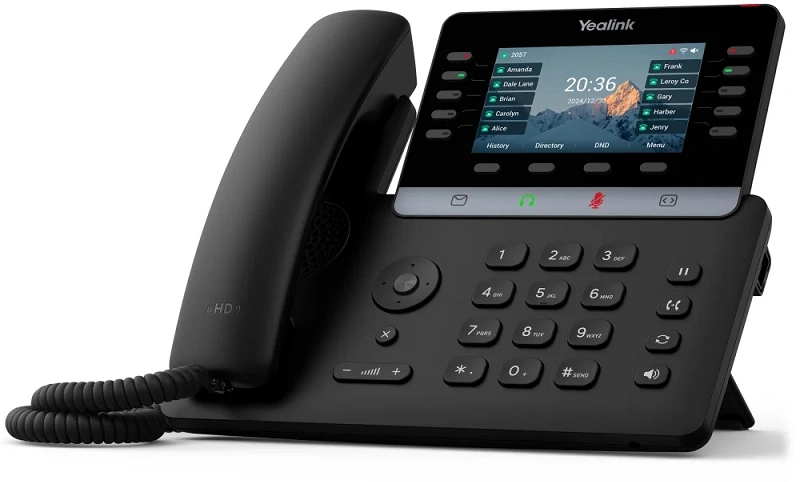 Телефон IP Yealink SIP-T74U черный — миниатюра 3