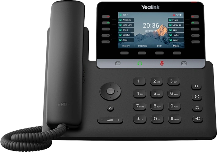 Телефон IP Yealink SIP-T74W черный — фото 1