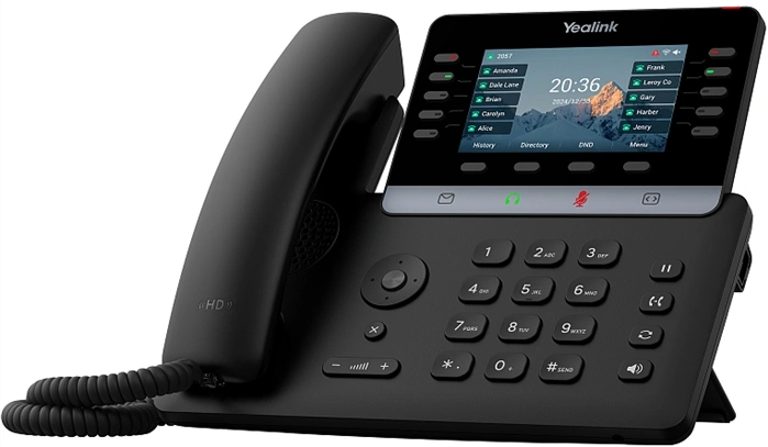 Телефон IP Yealink SIP-T74W черный — миниатюра 3