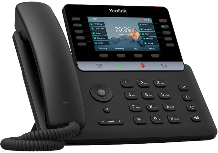 Телефон IP Yealink SIP-T74W черный — миниатюра 2