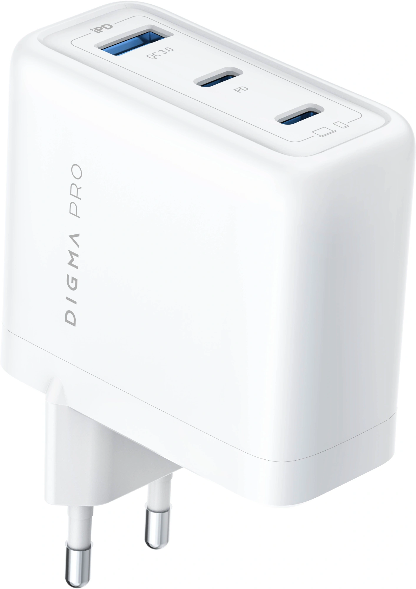 Сетевое зар./устр. Digma Pro DPW10C 100W 5A (PD+QC) 2хUSB-C/USB-A универсальное белый (DPW1С0G012WH) — миниатюра 15