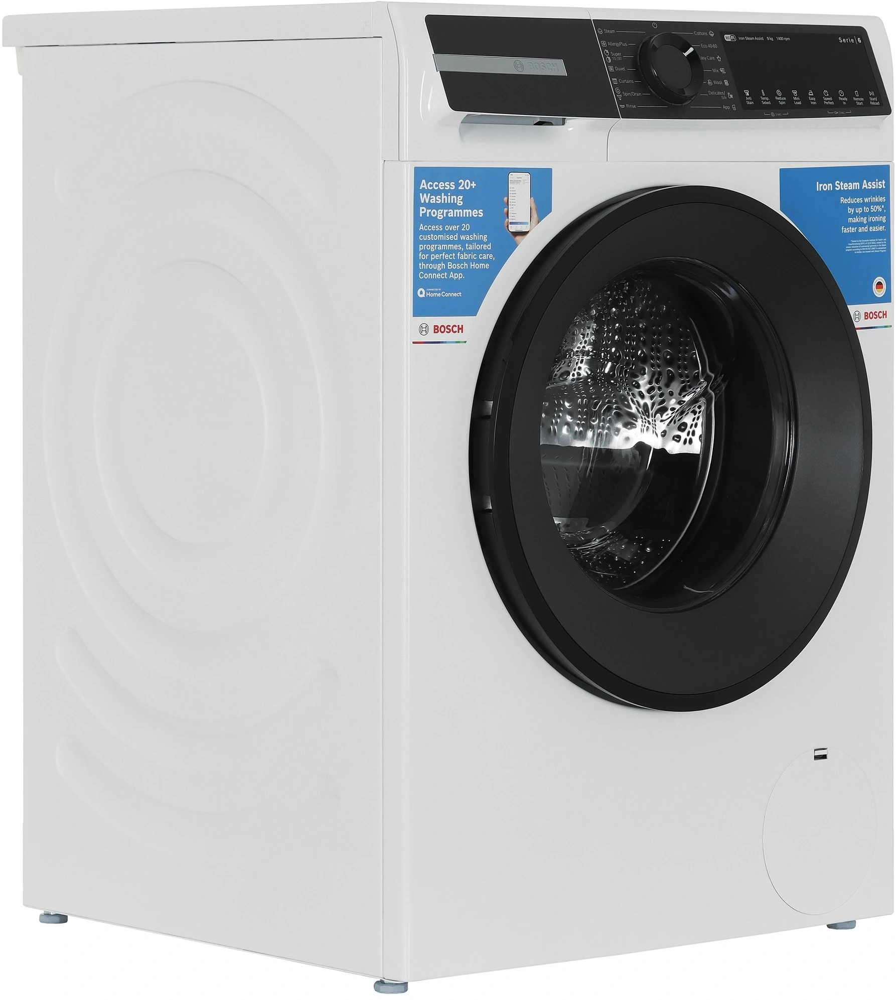Стиральная машина Bosch WGK244Z0ME пан.англ. загр.фронтальная макс.:9кг белый инвертор — миниатюра 4
