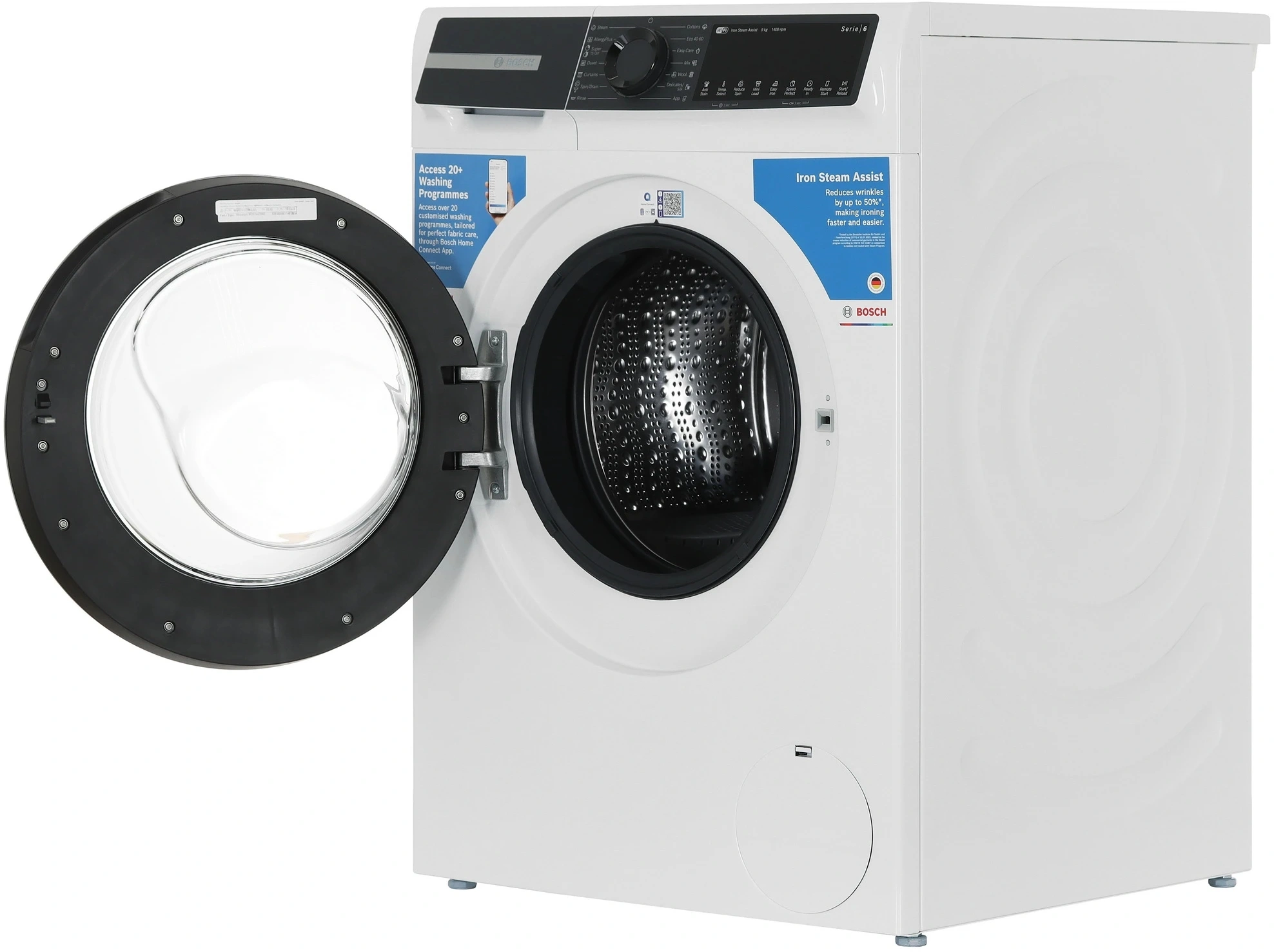 Стиральная машина Bosch WGK244Z0ME пан.англ. загр.фронтальная макс.:9кг белый инвертор — миниатюра 8