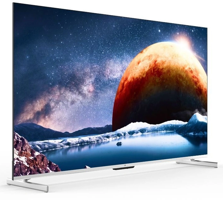 Телевизор QLED Digma Pro 65" Mini LED 65Q Google TV Frameless серебристый/серебристый 4K Ultra HD 144Hz MEMC DVB-T DVB-T2 DVB-C DVB-S DVB-S2 USB WiFi Smart TV — миниатюра 2