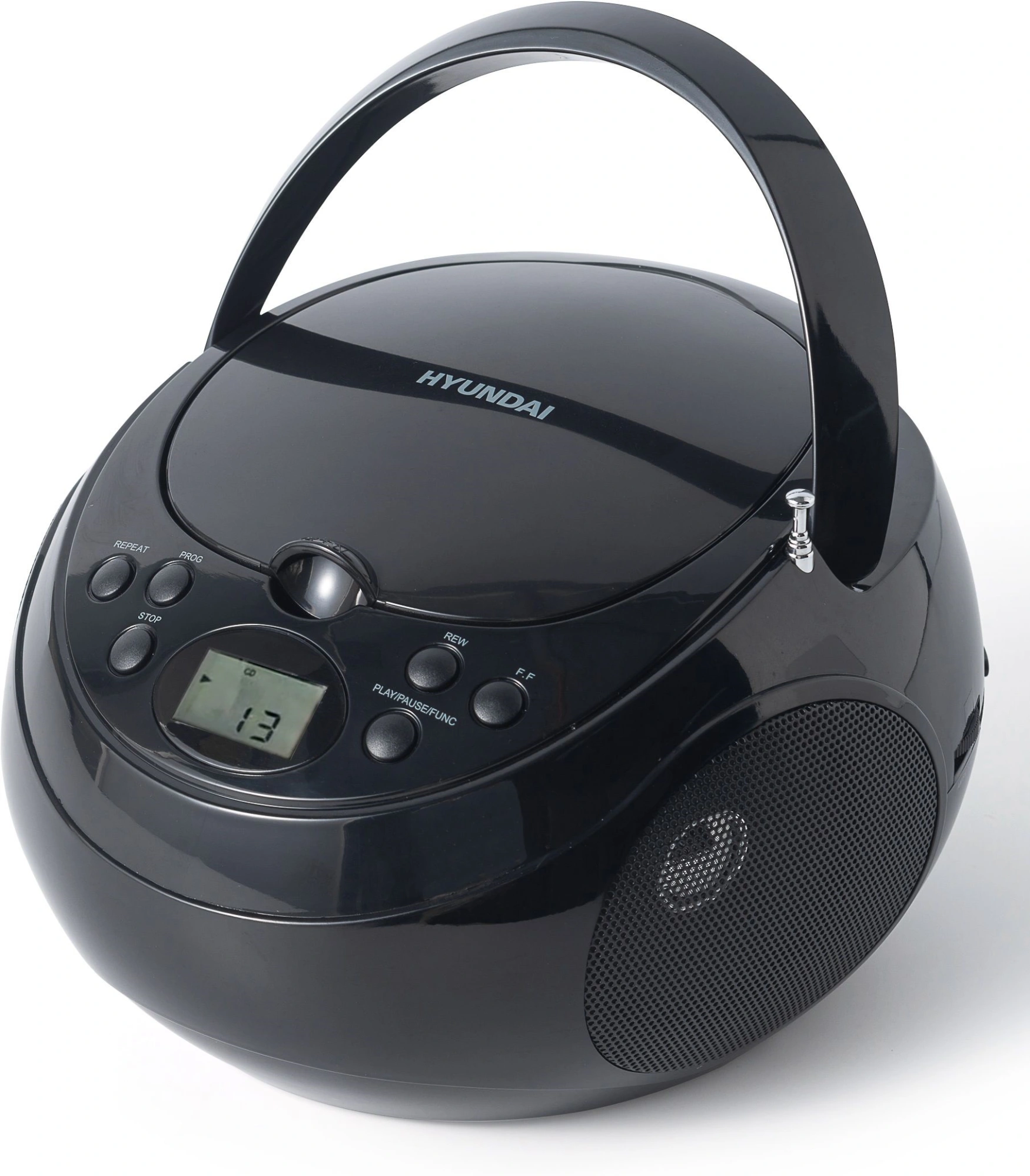 Аудиомагнитола Hyundai H-CD3301 черный 4Вт CD CDRW MP3 FM(dig) — миниатюра 2