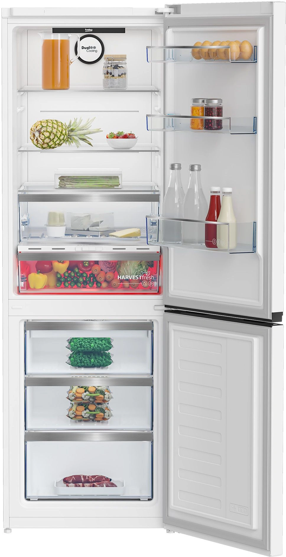 Холодильник Beko B5RCNK363ZW 2-хкамерн. белый мат. инвертер — миниатюра 2