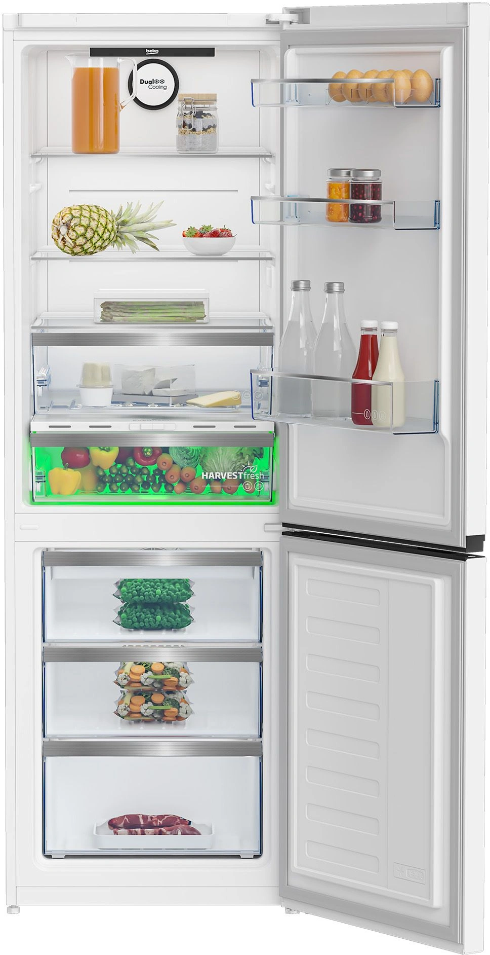 Холодильник Beko B5RCNK363ZW 2-хкамерн. белый мат. инвертер — миниатюра 3