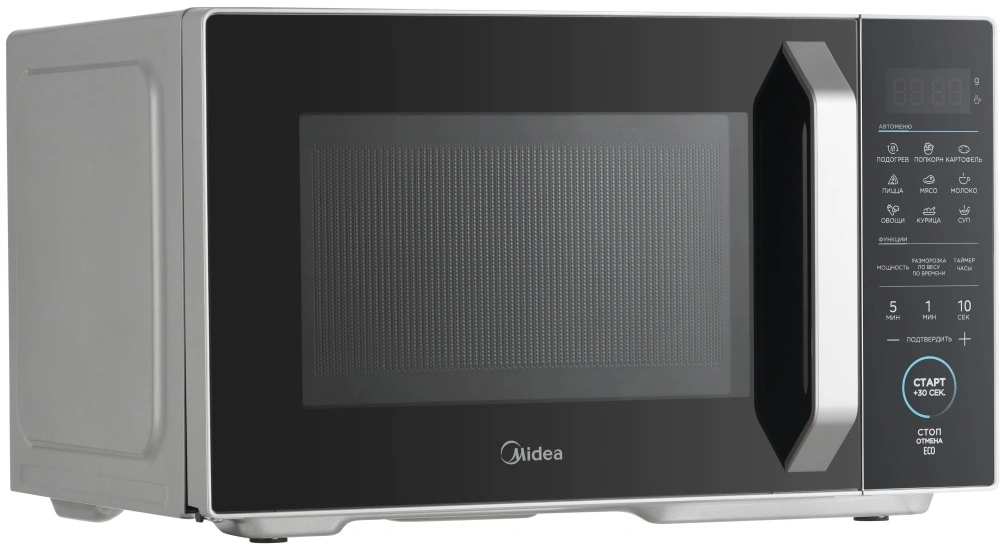 Микроволновая Печь Midea EM825P2ET-S 25л. 800Вт серебристый — миниатюра 2