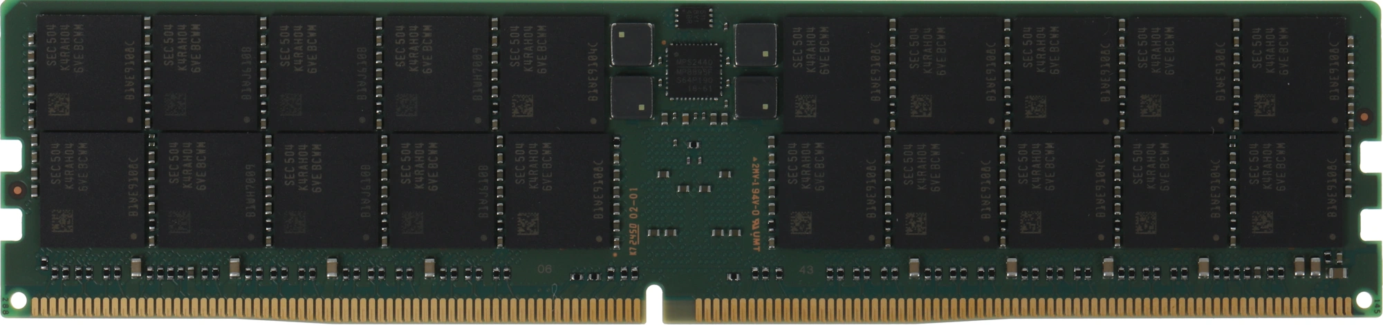 Память DDR5 Samsung M321R8GA0EB0-CWM 64Gb RDIMM ECC Reg Non Pull PC5-44800 5600MHz — миниатюра 3