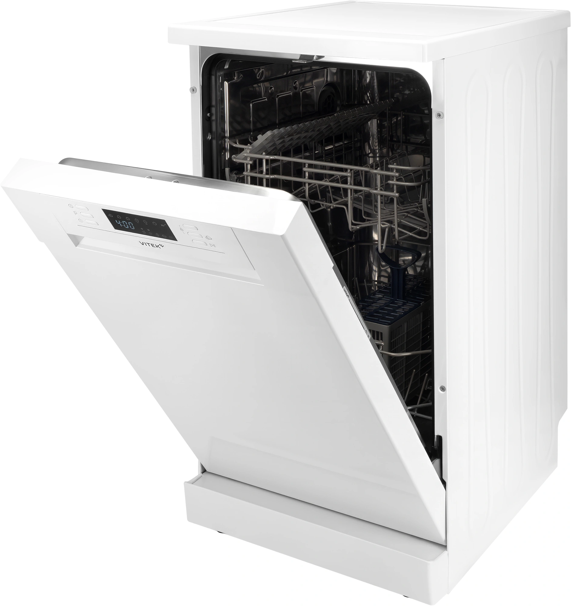 Посудомоечная машина Vitek VT-DF415 белый (узкая) — миниатюра 2