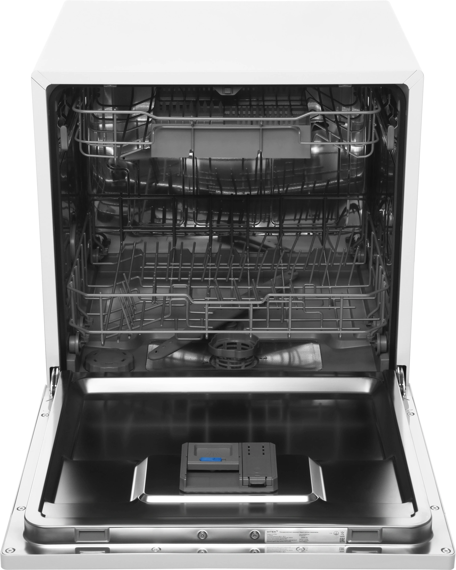 Посудомоечная машина Vitek VT-DT506 белый (компактная) — миниатюра 7