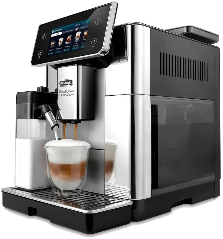 Кофемашина Delonghi Primadonna Aromatic ECAM630.55.SM 1450Вт черный/серебристый — миниатюра 5
