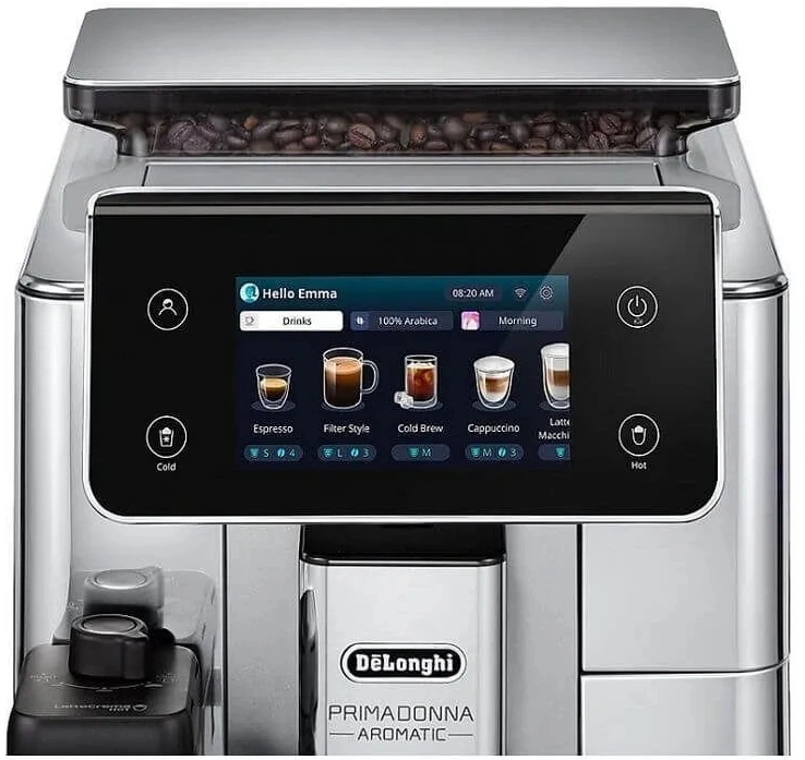 Кофемашина Delonghi ECAM630.55.SSM 1450Вт черный/серебристый — миниатюра 3