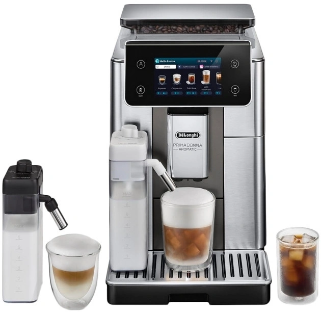 Кофемашина Delonghi ECAM630.75.TM 1450Вт черный/серебристый — миниатюра 2