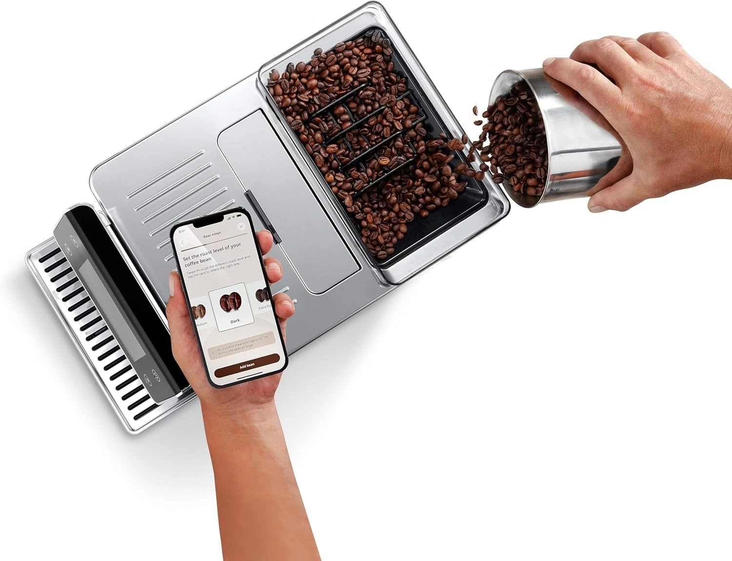 Кофемашина Delonghi ECAM630.75.TM 1450Вт черный/серебристый — миниатюра 8