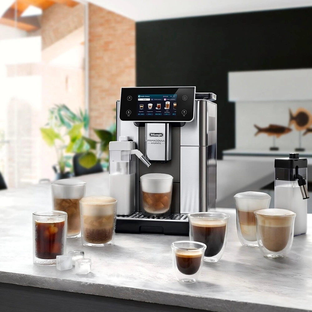 Кофемашина Delonghi ECAM630.75.TM 1450Вт черный/серебристый — миниатюра 5