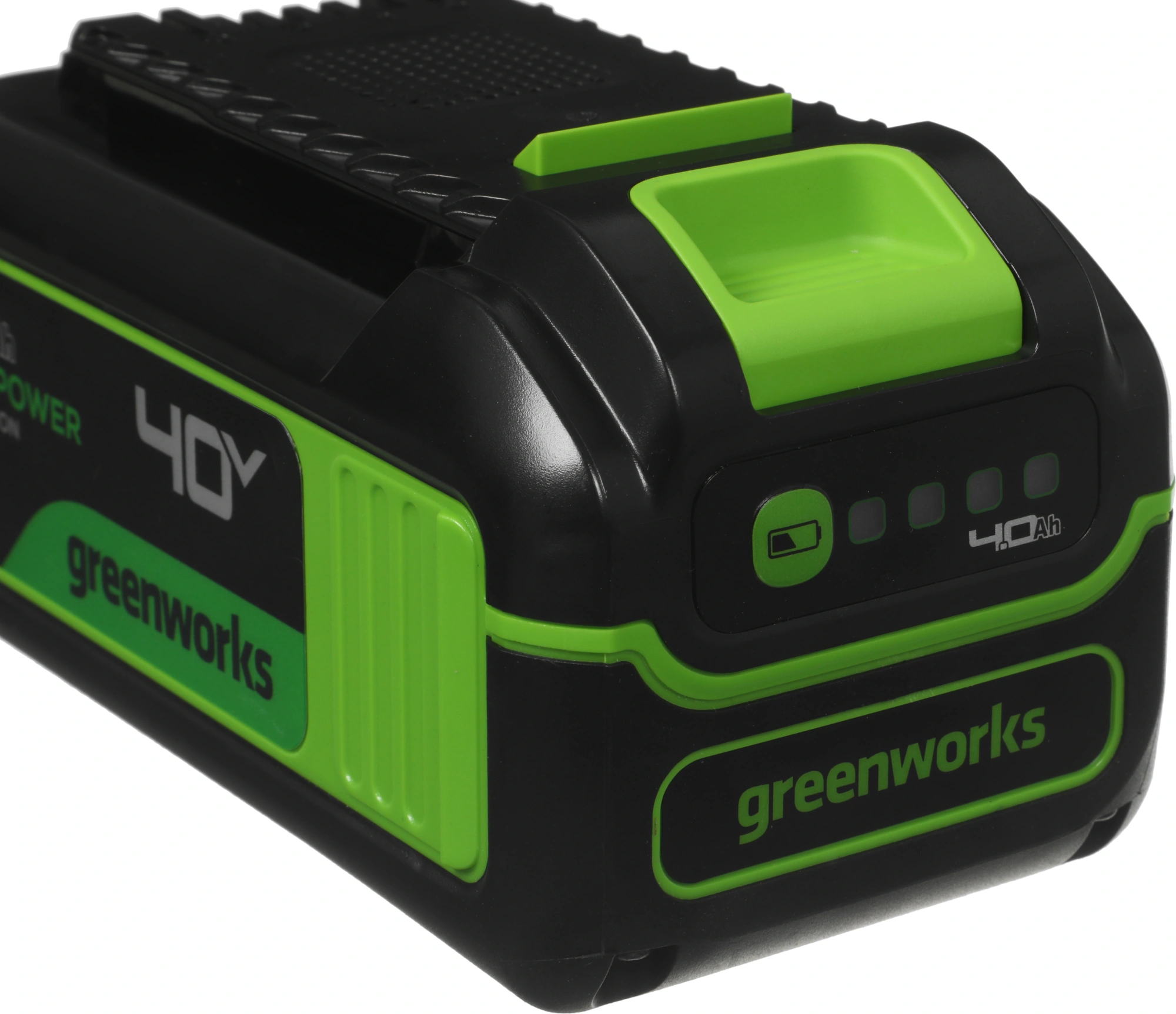 Батарея аккумуляторная Greenworks G40HP4 40В 4Ач Li-Ion (2958507) — миниатюра 4