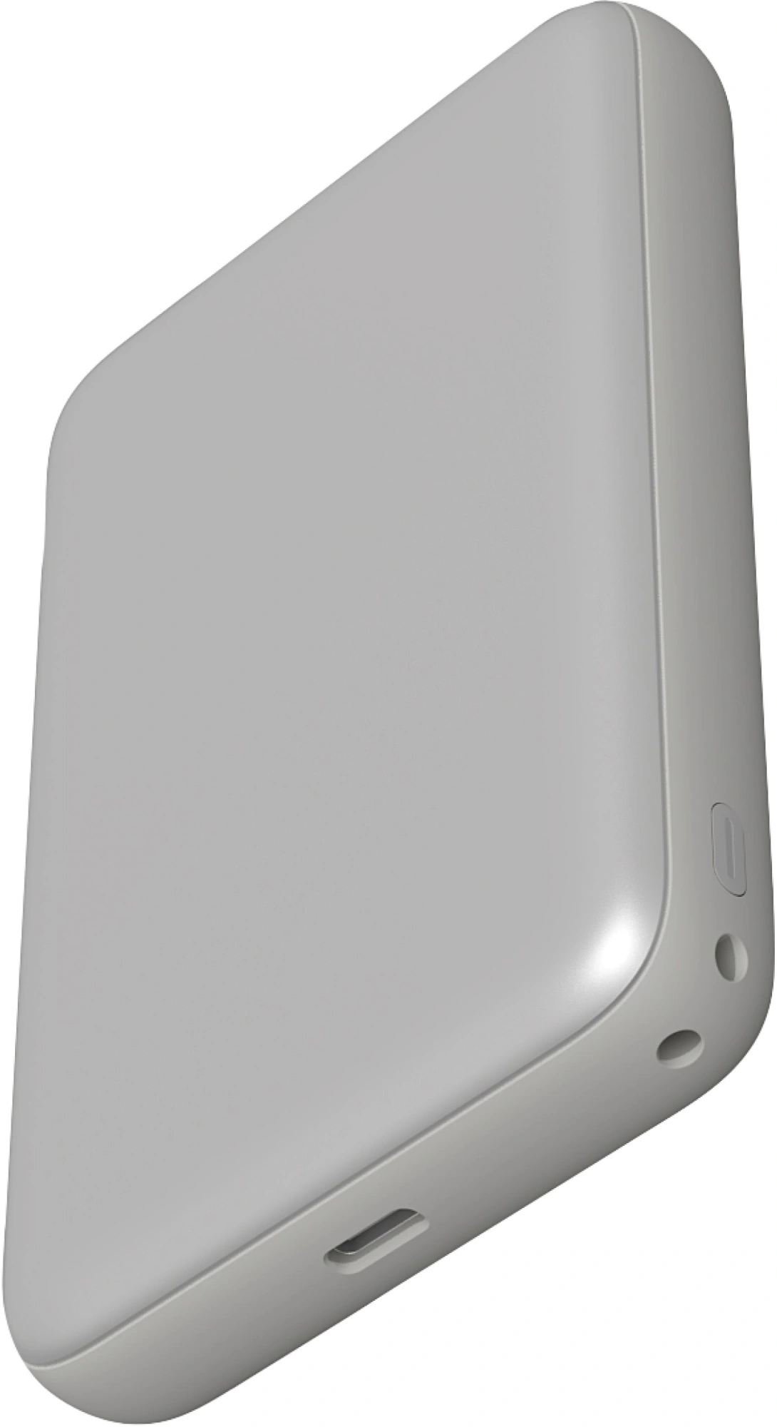 Мобильный аккумулятор Magssory PBN013t 10000mAh QC/PD 15W 3A USB-C беспров.зар. титановый — миниатюра 4