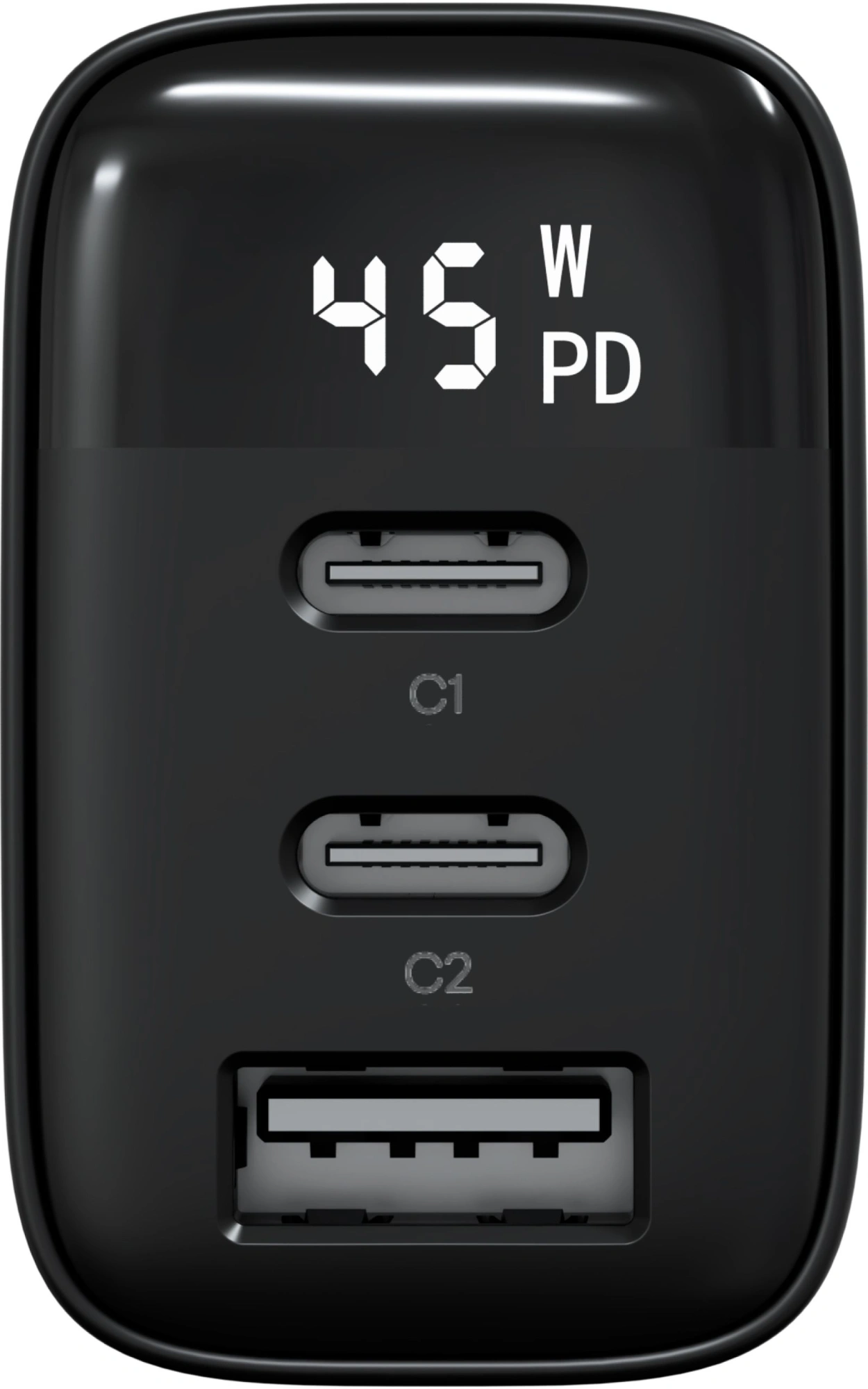 Сетевое зар./устр. Magssory ACH008 45W 3.25A (PD3.0+PPS+QC4+AFC+FCP+SCP) универсальное черный — миниатюра 2