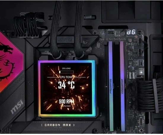 Система водяного охлаждения Lian-Li HydroShift II LCD-S 360CL ARGB Soc-AM5/AM4/1700/1851 черный 4-pin 30dB Al LCD Ret (G89.GHS2LCDS36CB.R0) — миниатюра 6
