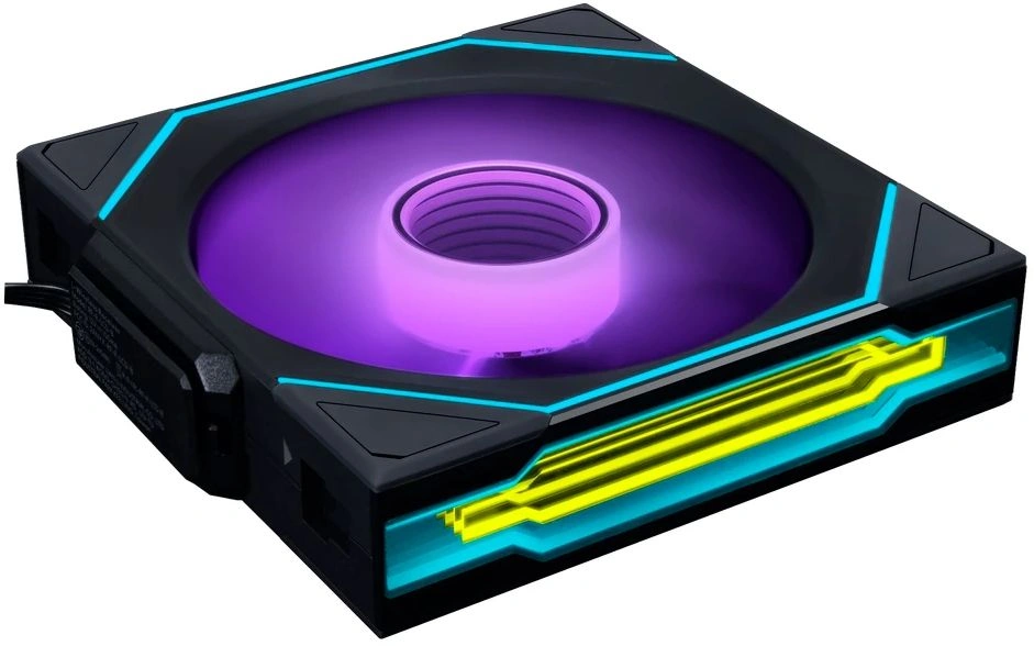 Вентилятор для корпуса Lian-Li Uni Fan SL-INF Wireless 120 ARGB 120х122.1x28 черный 4-pin 29.2дБ (G99.12SLIN1W1B.R0) Ret — миниатюра 2