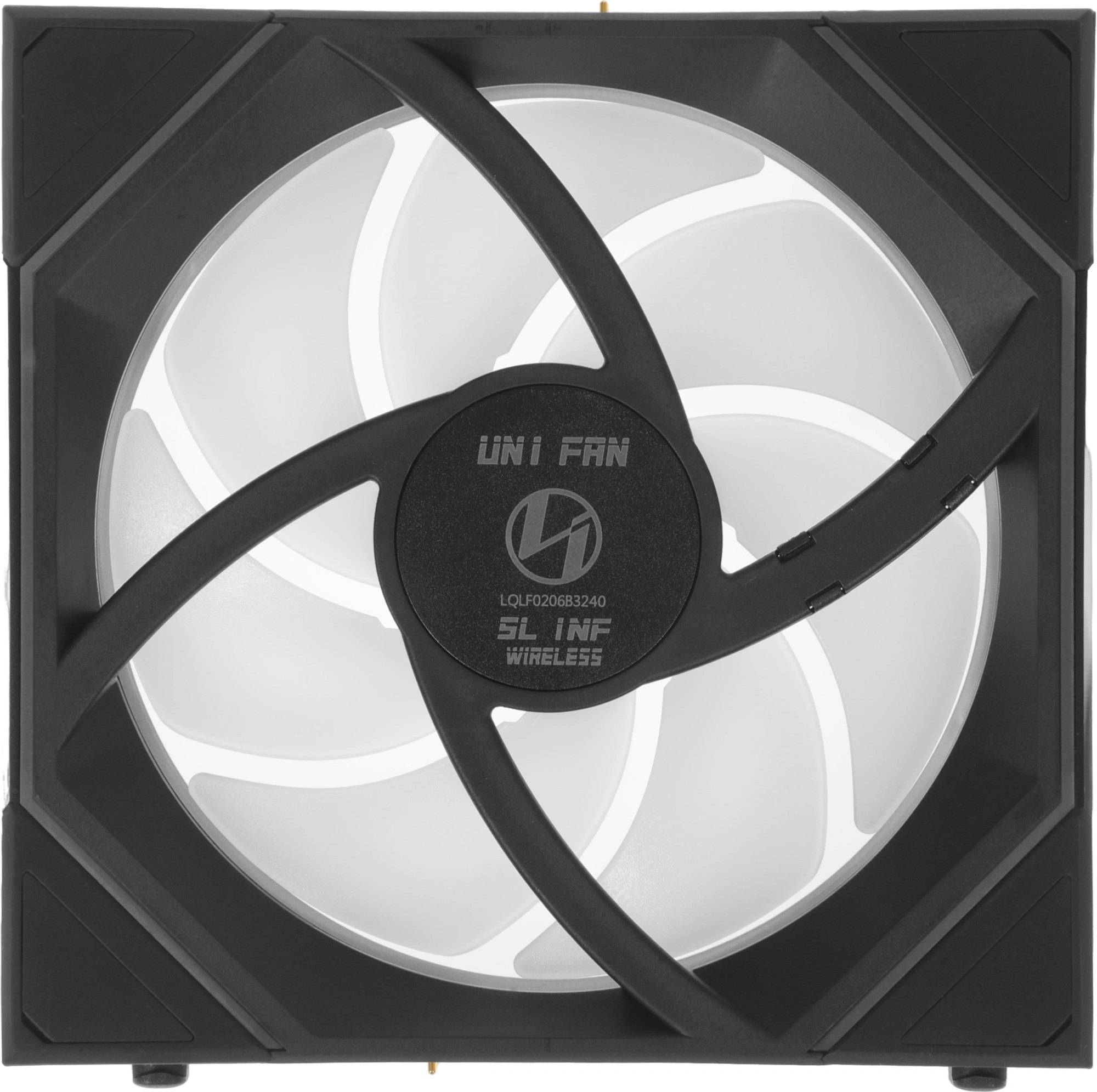 Вентилятор для корпуса Lian-Li Uni Fan SL-INF Wireless 120 Reverse ARGB 120х122.1x28 черный 4-pin 32.2дБ (G99.12RSLIN1W1B.R0) Ret — миниатюра 12