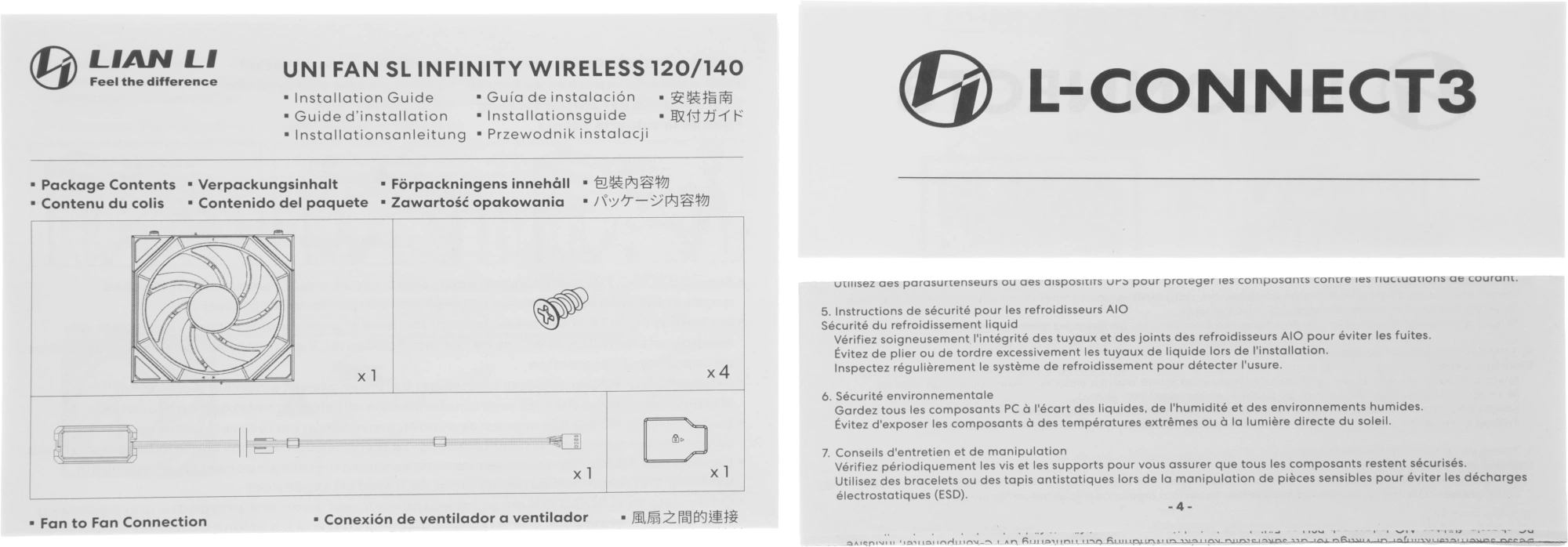 Вентилятор для корпуса Lian-Li Uni Fan SL-INF Wireless 120 Reverse ARGB 120х122.1x28 черный 4-pin 32.2дБ (G99.12RSLIN1W1B.R0) Ret — миниатюра 16
