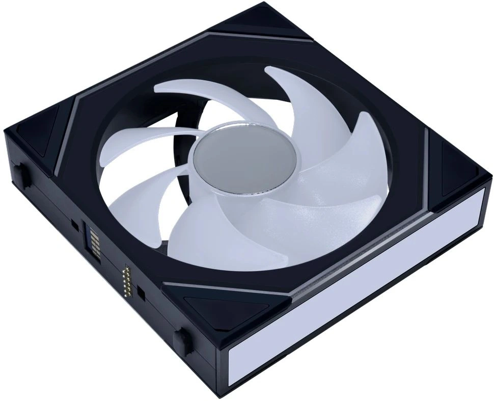 Вентилятор для корпуса Lian-Li Uni Fan SL-INF Wireless 120 ARGB 120х124.5x28 черный 4-pin 29.2дБ (упак.:3шт) (G99.12SLIN1W3B.R0) Ret — миниатюра 6
