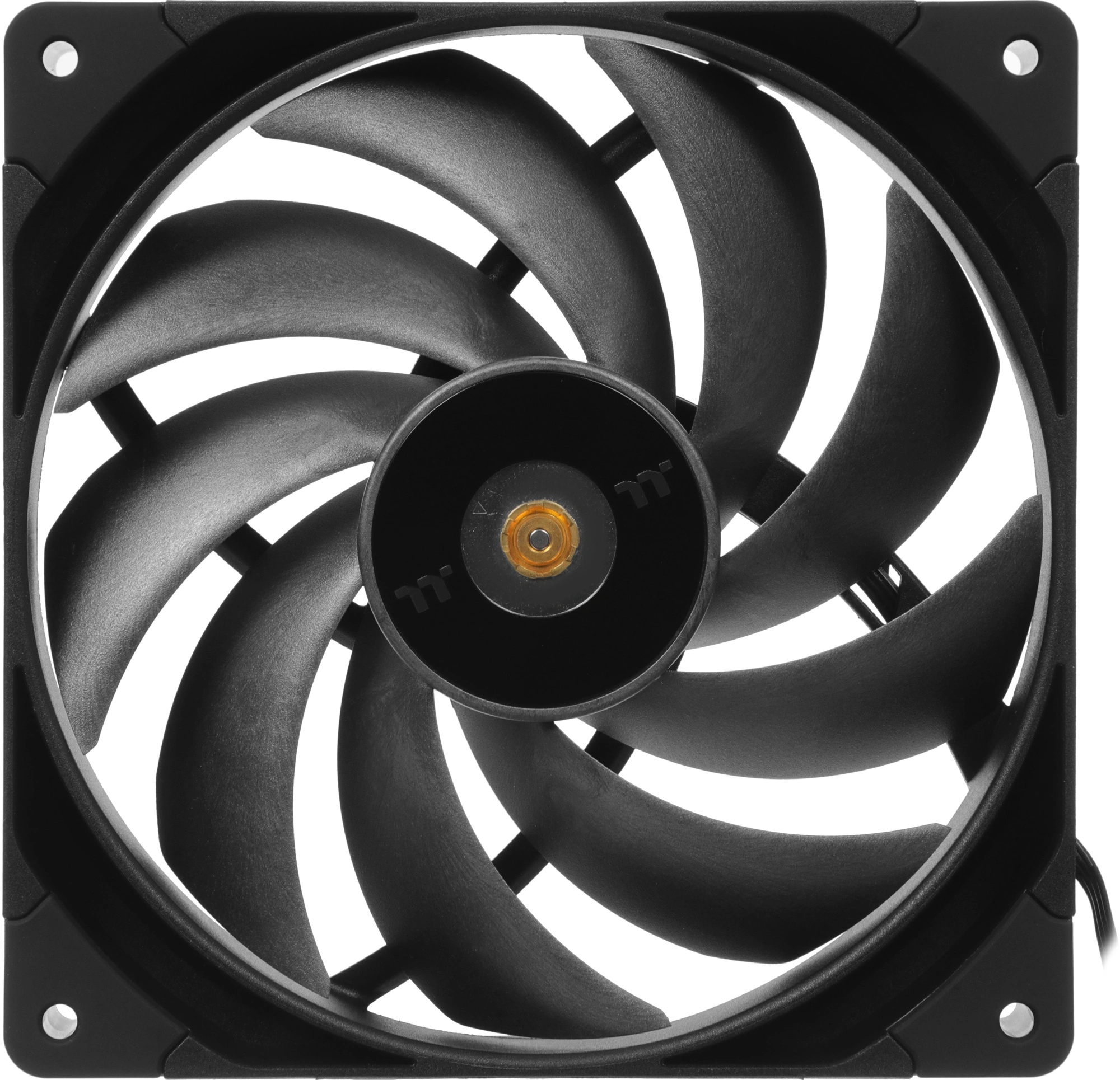 Вентилятор для корпуса Thermaltake Toughfan 14 Pro 140х140x25 черный 4-pin 31.6дБ (упак.:2шт) (CL-F160-PL14BL-A) Ret — миниатюра 8