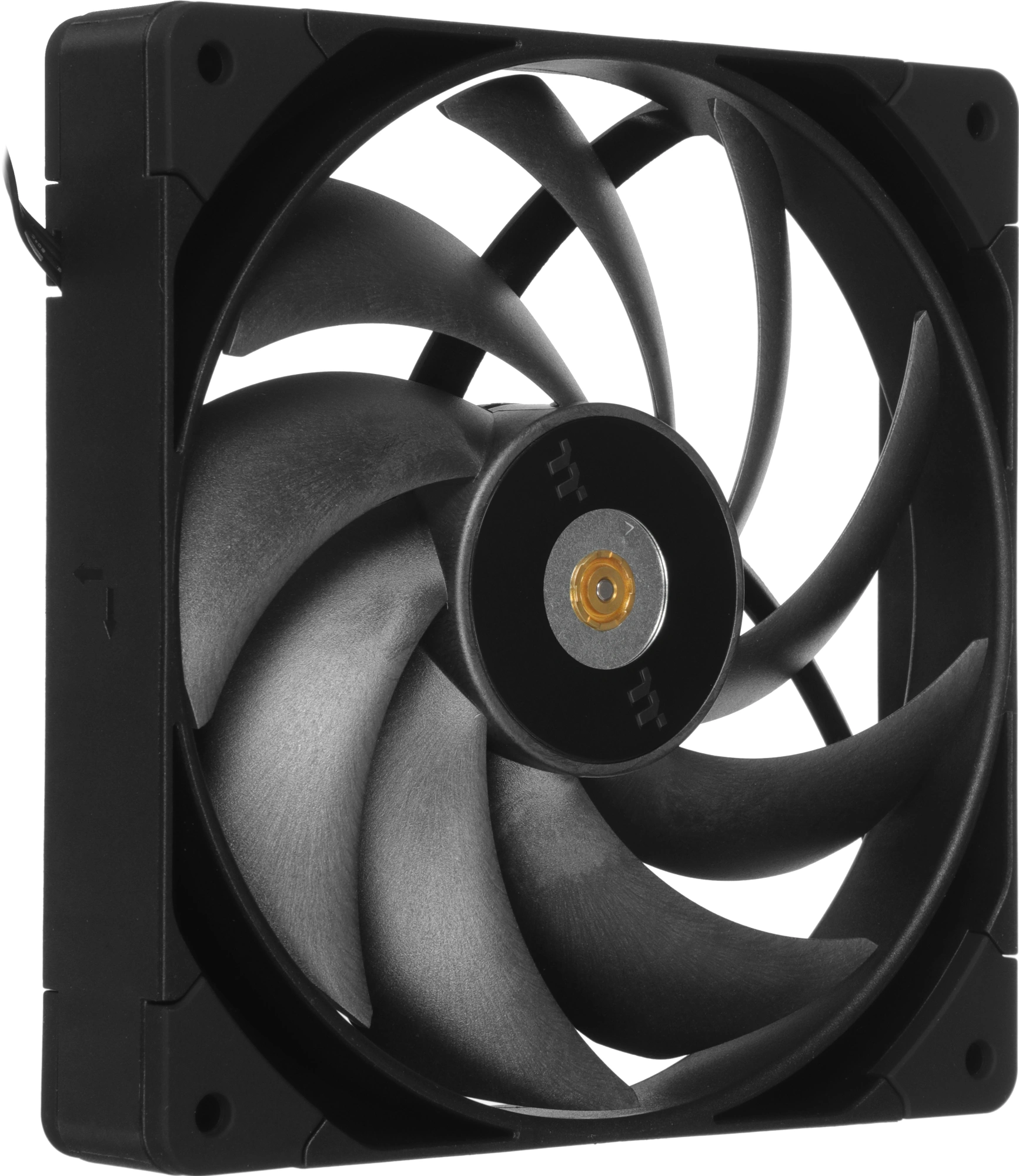 Вентилятор для корпуса Thermaltake Toughfan 14 Pro 140х140x25 черный 4-pin 31.6дБ (упак.:2шт) (CL-F160-PL14BL-A) Ret — миниатюра 5