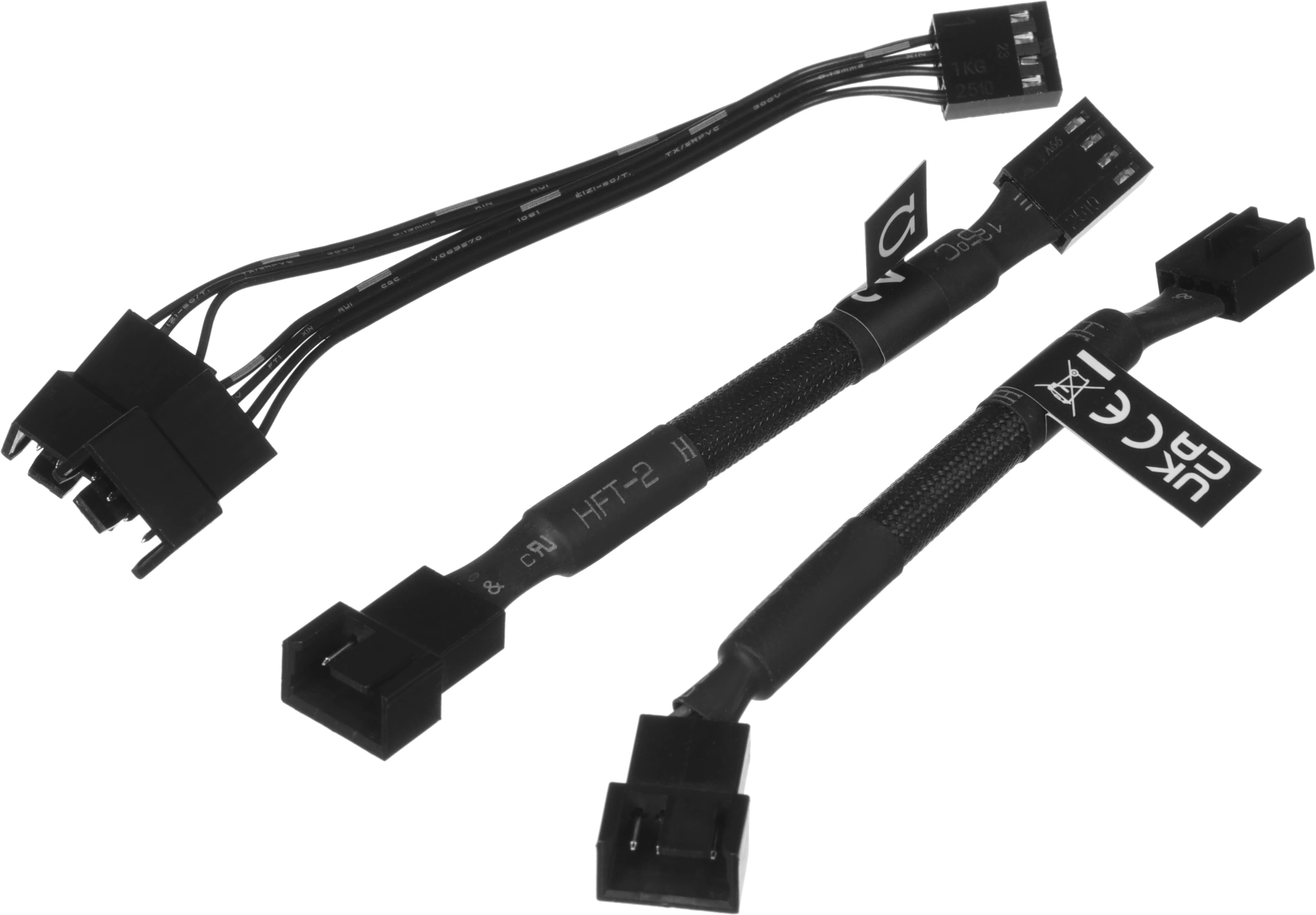 Вентилятор для корпуса Thermaltake Toughfan 14 Pro 140х140x25 черный 4-pin 31.6дБ (упак.:2шт) (CL-F160-PL14BL-A) Ret — миниатюра 2