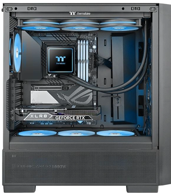 Система водяного охлаждения Thermaltake TH360 V3 ARGB Soc-AM5/AM4/1200/1700/1851 черный 4-pin 37.8dB Al Ret (CL-W466-PL12SW-A) — миниатюра 6