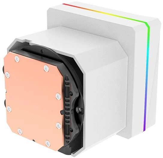 Система водяного охлаждения Thermaltake TH360 V3 Snow ARGB Soc-AM5/AM4/1200/1700/1851 белый 4-pin 37.8dB Al Ret (CL-W468-PL12SW-A) — миниатюра 4