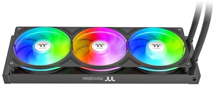 Система водяного охлаждения Thermaltake TH360-S V3 ARGB Soc-AM5/AM4/1200/1700/1851 черный 4-pin 37.8dB Al LCD 365W Ret (CL-W470-PL12SW-A) — миниатюра 2