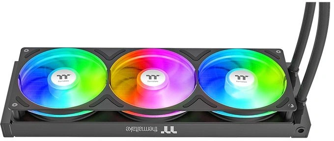 Система водяного охлаждения Thermaltake TH360 V3 Ultra ARGB Soc-AM5/AM4/1200/1700/1851 черный 4-pin 37.8dB Al LCD 365W Ret (CL-W474-PL12SW-A) — миниатюра 2