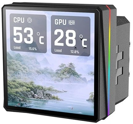 Система водяного охлаждения Thermaltake TH360 V3 Ultra ARGB Soc-AM5/AM4/1200/1700/1851 черный 4-pin 37.8dB Al LCD 365W Ret (CL-W474-PL12SW-A) — миниатюра 3