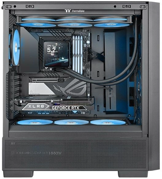 Система водяного охлаждения Thermaltake TH360 V3 Ultra ARGB Soc-AM5/AM4/1200/1700/1851 черный 4-pin 37.8dB Al LCD 365W Ret (CL-W474-PL12SW-A) — миниатюра 6
