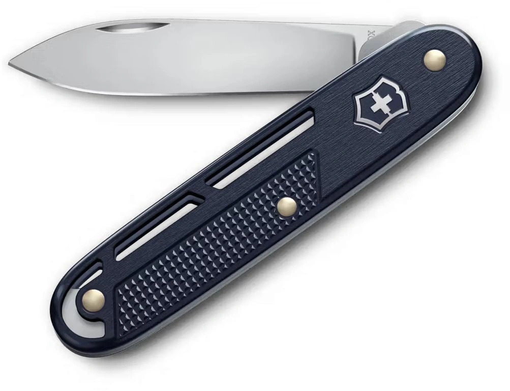 Нож перочинный Victorinox Onefold Alox (0.8006.22) 93мм 2функц. синий карт.коробка — фото 1