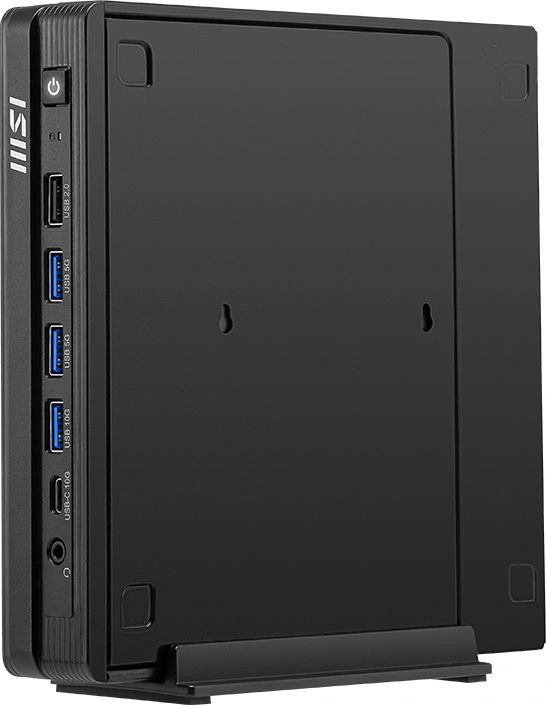 Неттоп MSI Pro DP10 A14MG-010XRU i5 14400 (2.5) 16Gb SSD512Gb UHDG 730 без ОС 2x2.5GbitEth WiFi BT 120W черный (9S6-B21011-010) — миниатюра 2