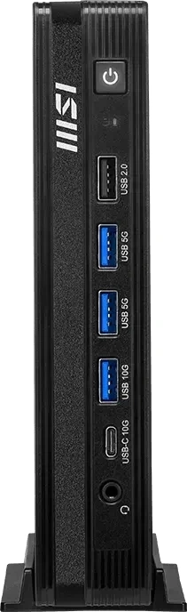 Неттоп MSI Pro DP10 A14MG-010XRU i5 14400 (2.5) 16Gb SSD512Gb UHDG 730 без ОС 2x2.5GbitEth WiFi BT 120W черный (9S6-B21011-010) — миниатюра 5